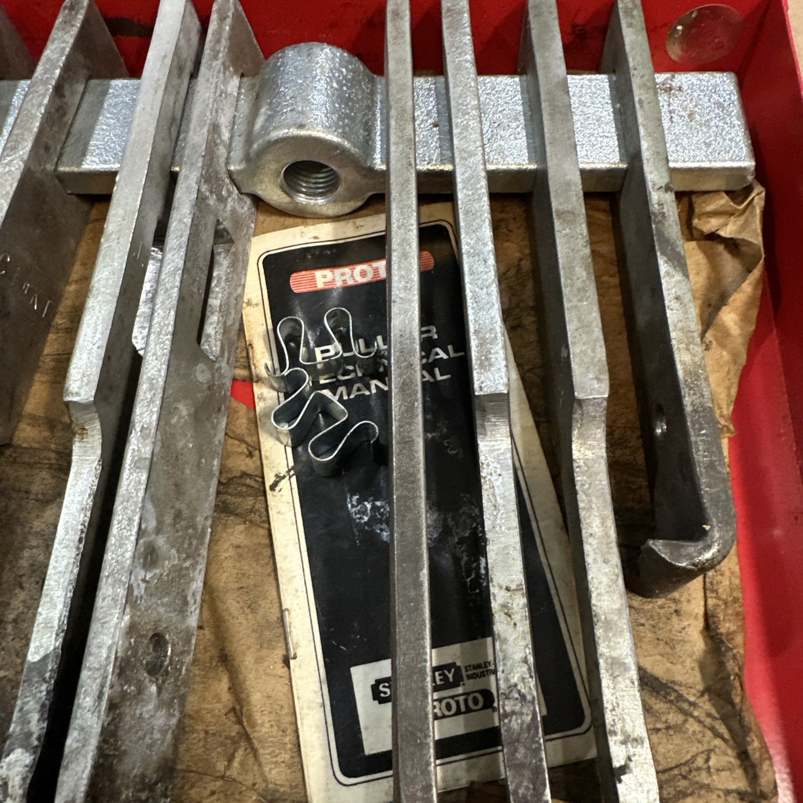 USED Proto J4234B 10 Ton 2-Way Straight Jaw Puller Set USA Tool NO FORCING SCREW