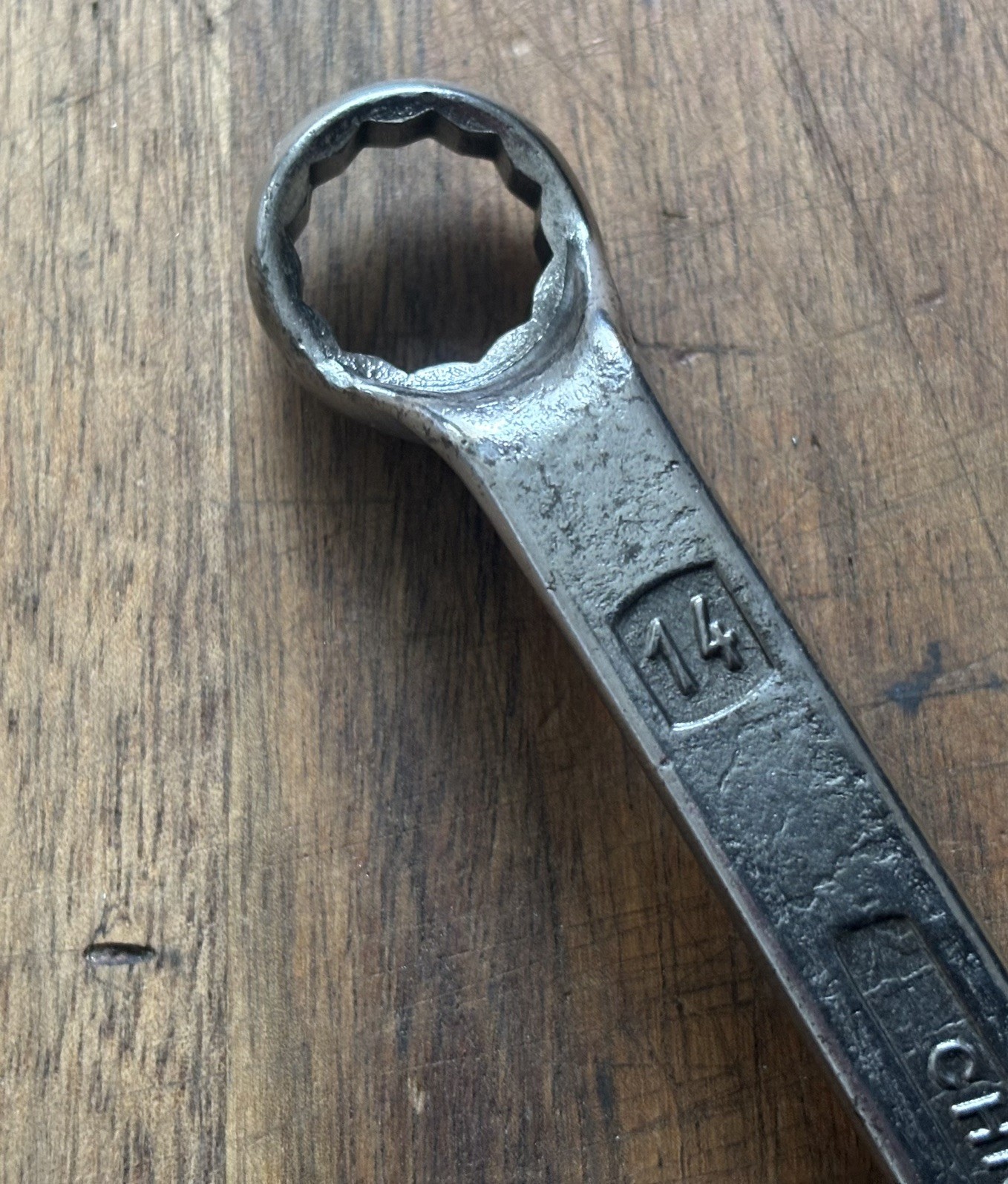 ELORA No112 series- 14mm x 15mm metric size – short reach cranked ring Spanner