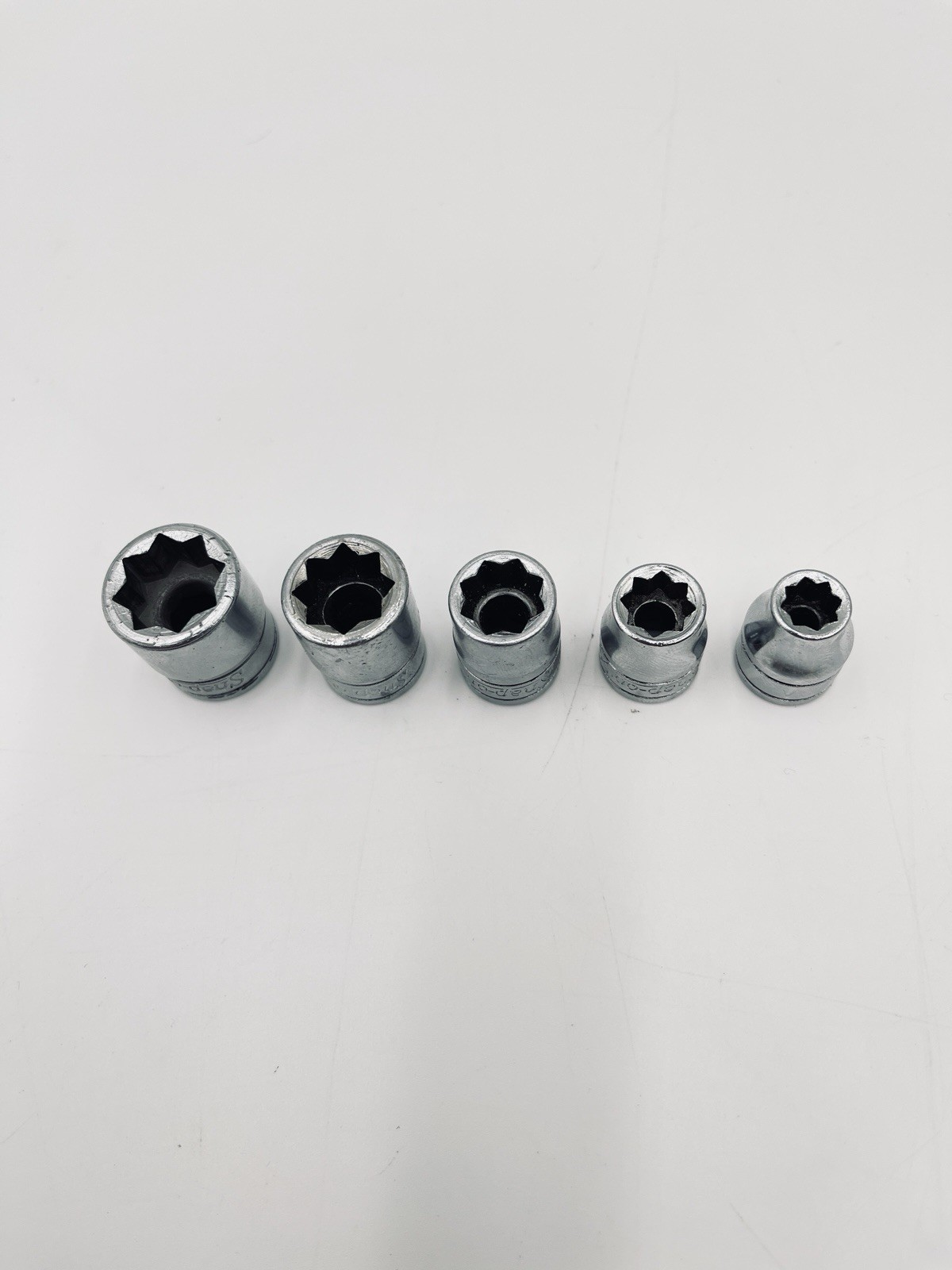 Snap-On F Series 5Pc SAE 3/8″ Drive 8-POINT 5 Socket Set USA