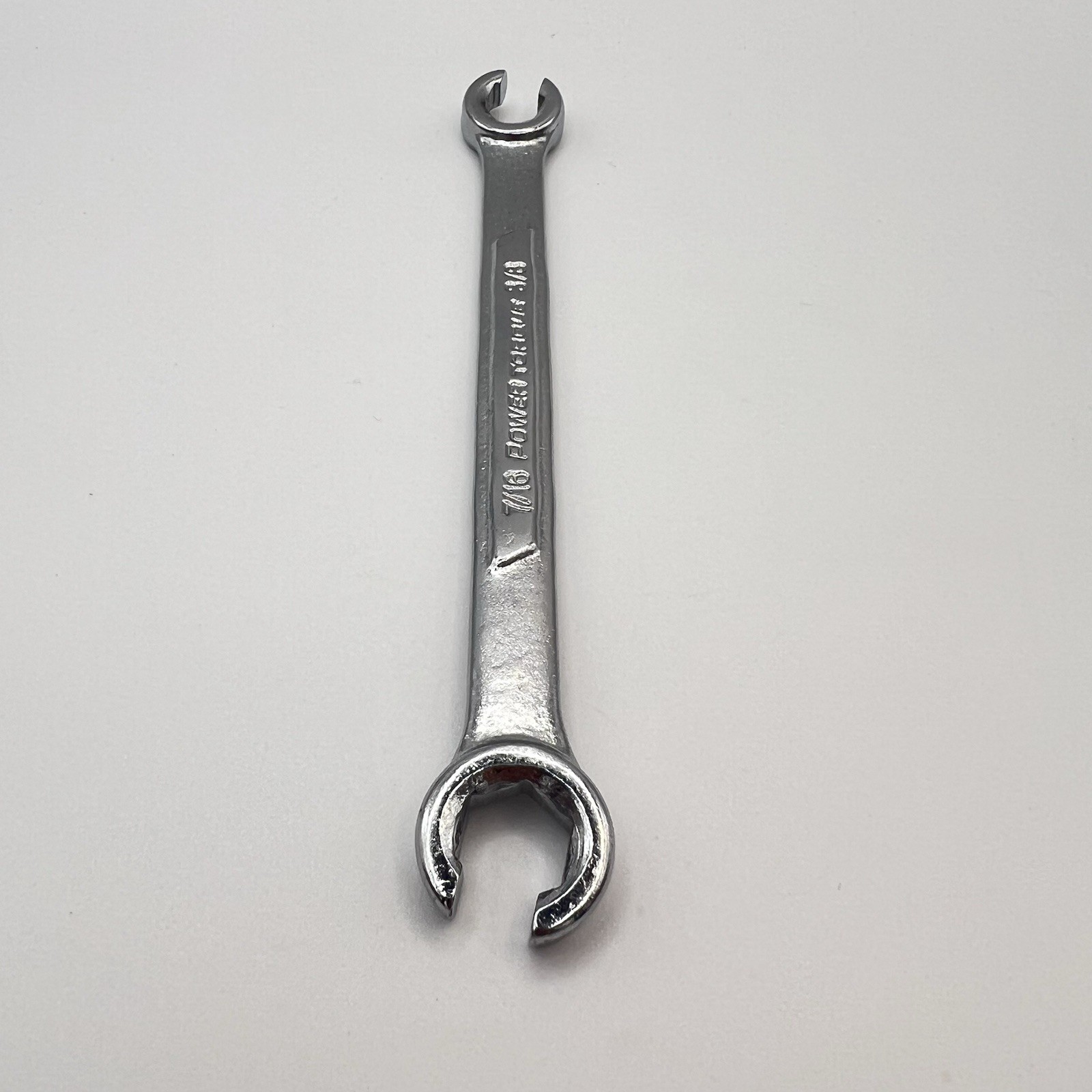 Power Torque 3/8″ x 7/16″ Double End Flare Nut Line Wrench Tool GM0010 NOS