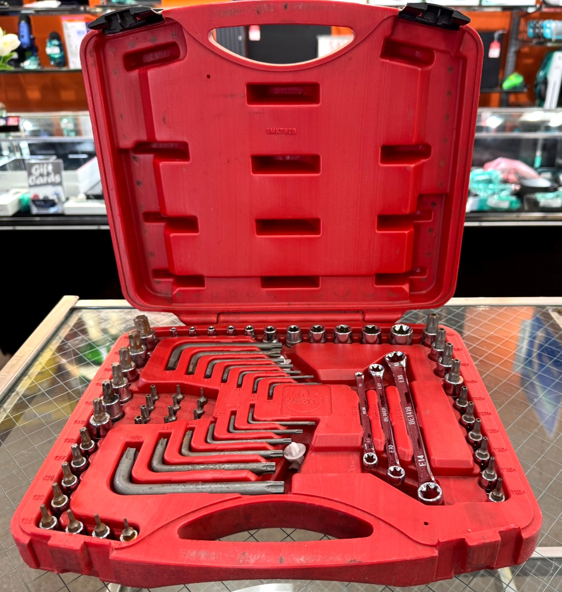 Mac Tools 62pc Torx Star Socket Driver And Wrench Set Model #SMXT62B
