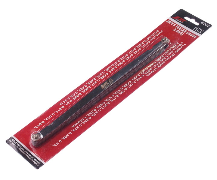 JTC 25 PCS FEELER GAUGE (LENGTH 300 MM WIDTH 12.8 MM), JTC Tools # 4292