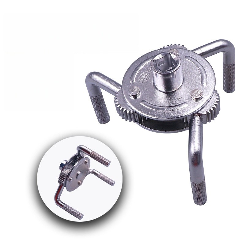 Chrome Vanadium Steel Round three Claw Machine Oil Filter Wrench Tool Car Auto