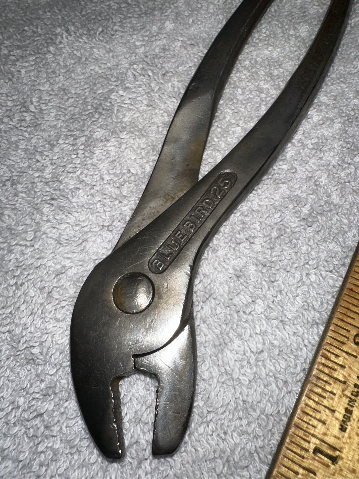 Vintage BLUE BIRD no. 25 Battery Terminal Pliers, Made in USA