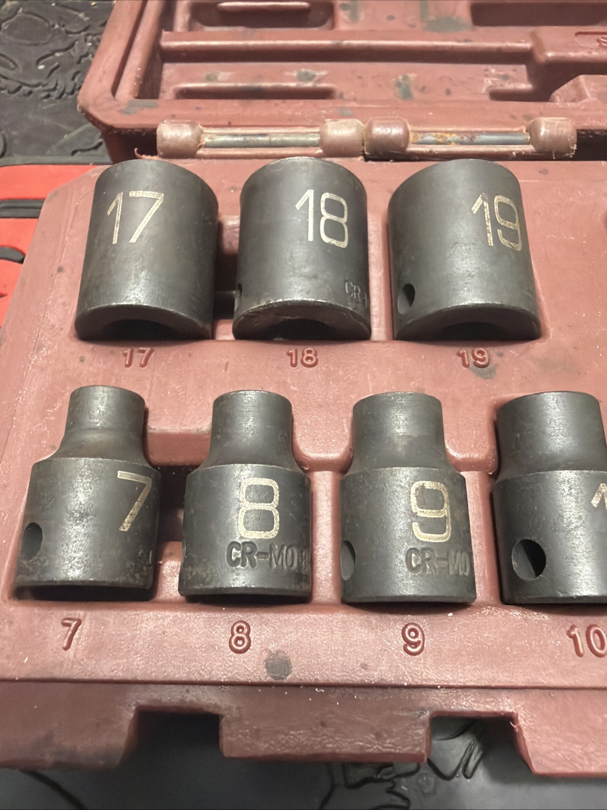 Matco Tools Adv SBPM136V 7-19mm 3/8″ Drive Shallow 6-Point Impact Socket Set