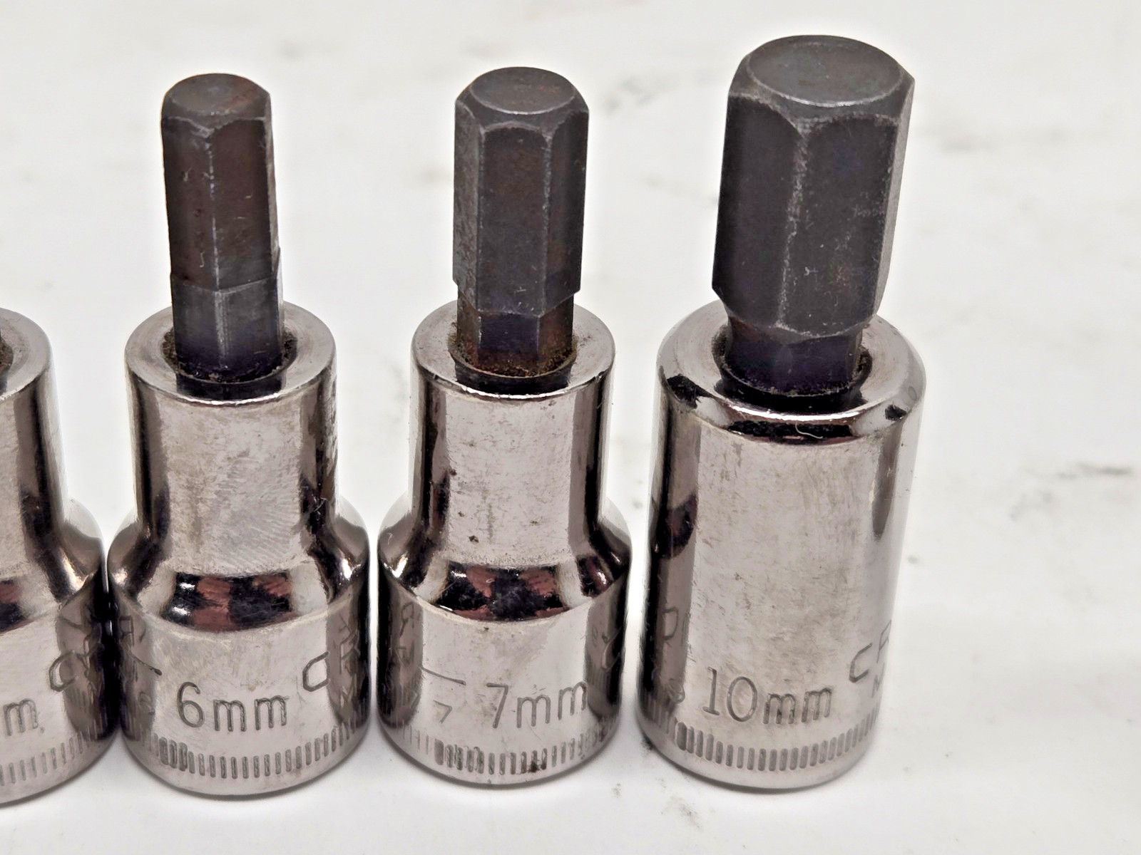 Craftsman USA 3/8” Drive Metric & SAE Hex Bit Allen Key Socket Assortment