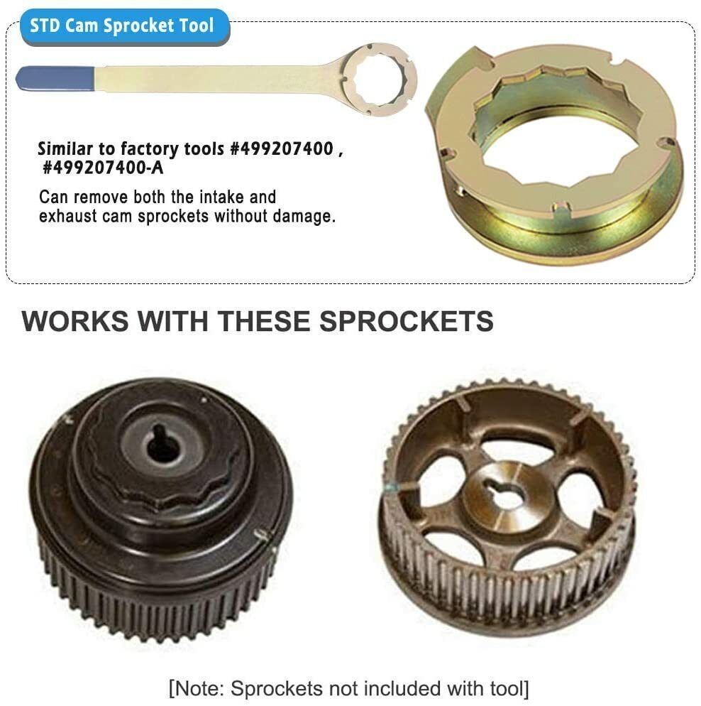 Intake/Exhaust Cam Sprocket Crank Pulley Gear Lock Tool Screw Kit For Subaru STD