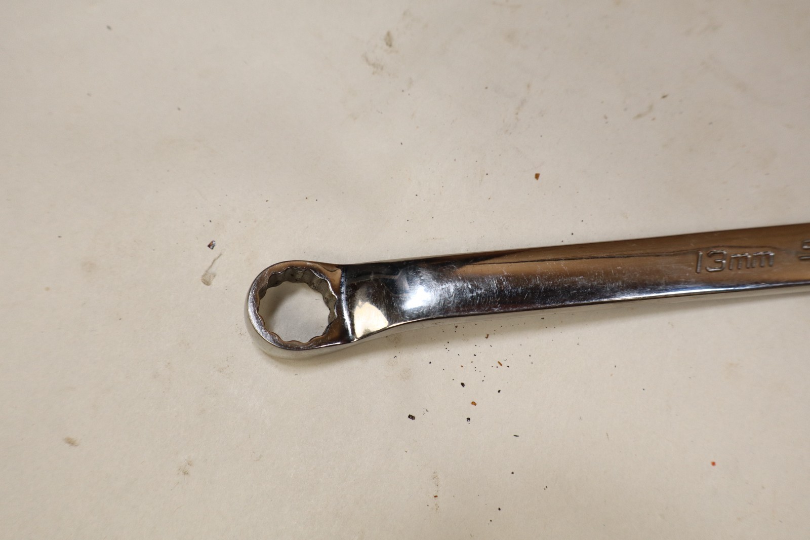 Vintage Snap-on 13mm x 15mm Box End Wrench XBM1315A USA