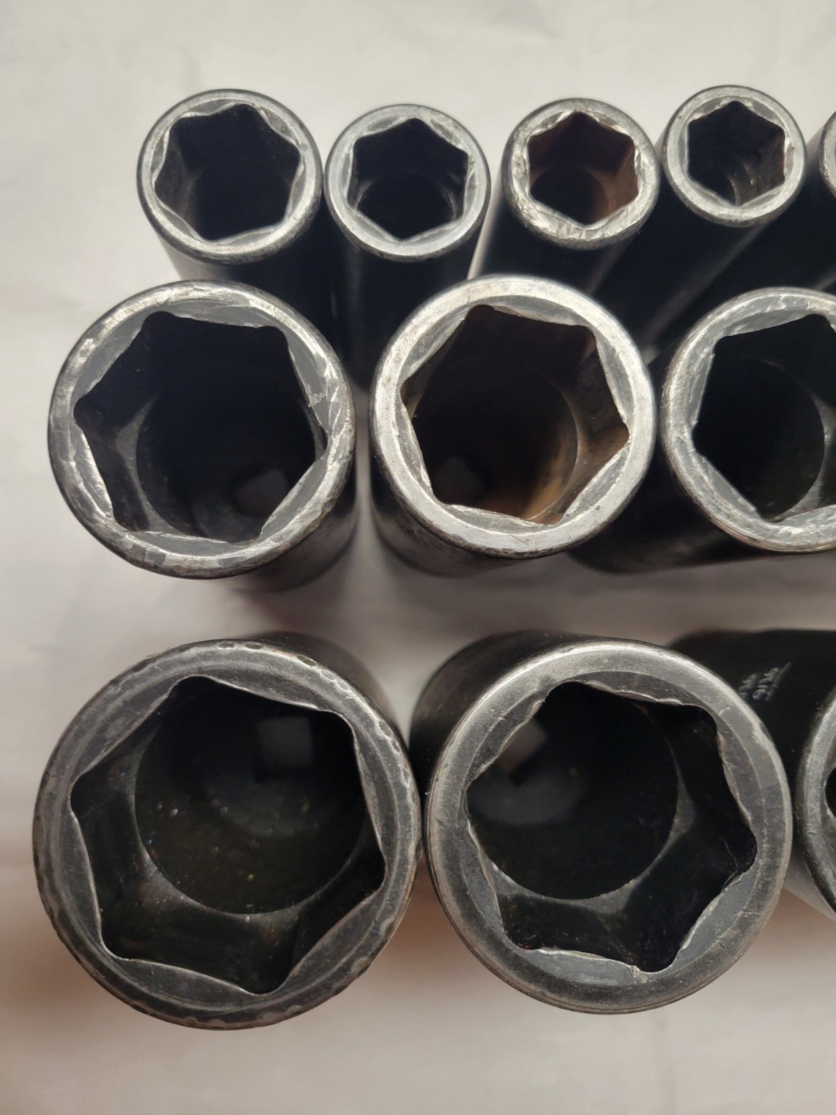 Snap On 20pc 1/2 Drive Impact 6pt Deep Socket Set SIMM METRIC SERIES