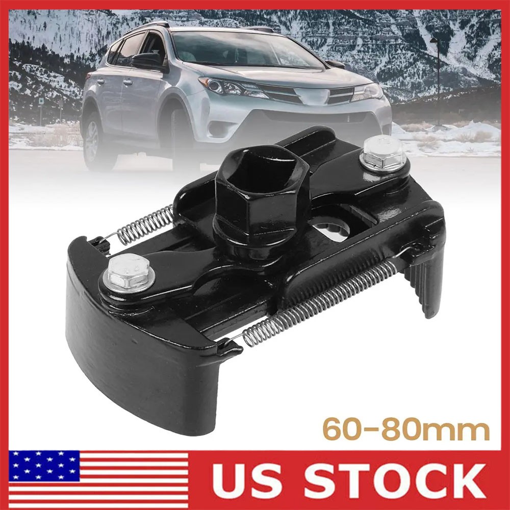 Auto Universal Adjustable 1/2″ Oil Filter Wrench Set for 60mm-80mm Removal Tool