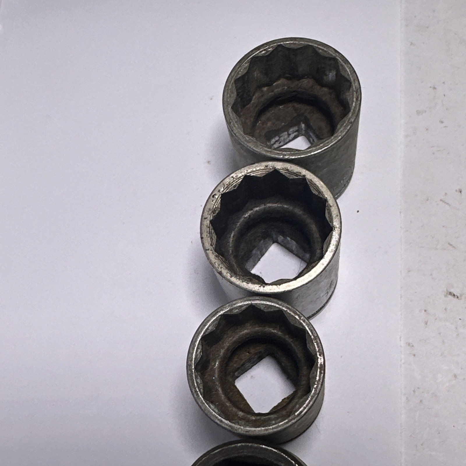 Vintage Mustang Tools 14pc SAE 1/2” Drive Socket Set 7/16” to 1”
