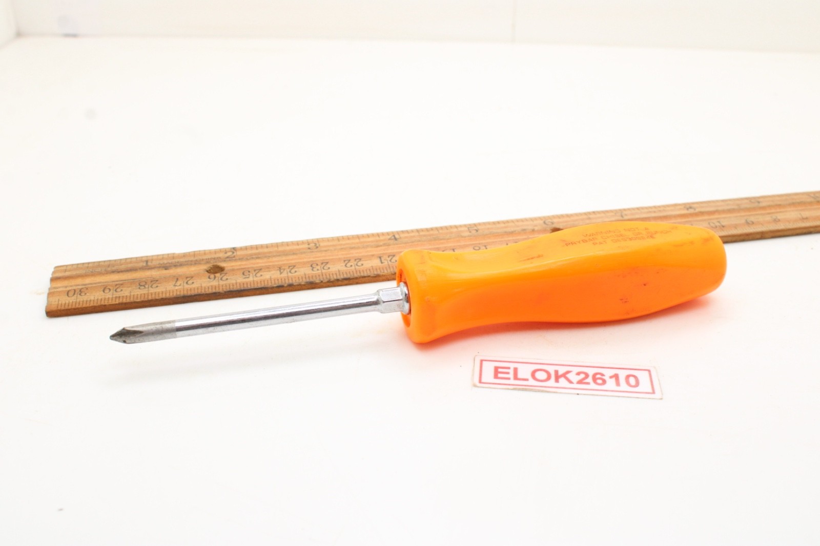 Snap-on SDDP31 #1 Phillips 3″ Screwdriver Hard Orange Handle USA