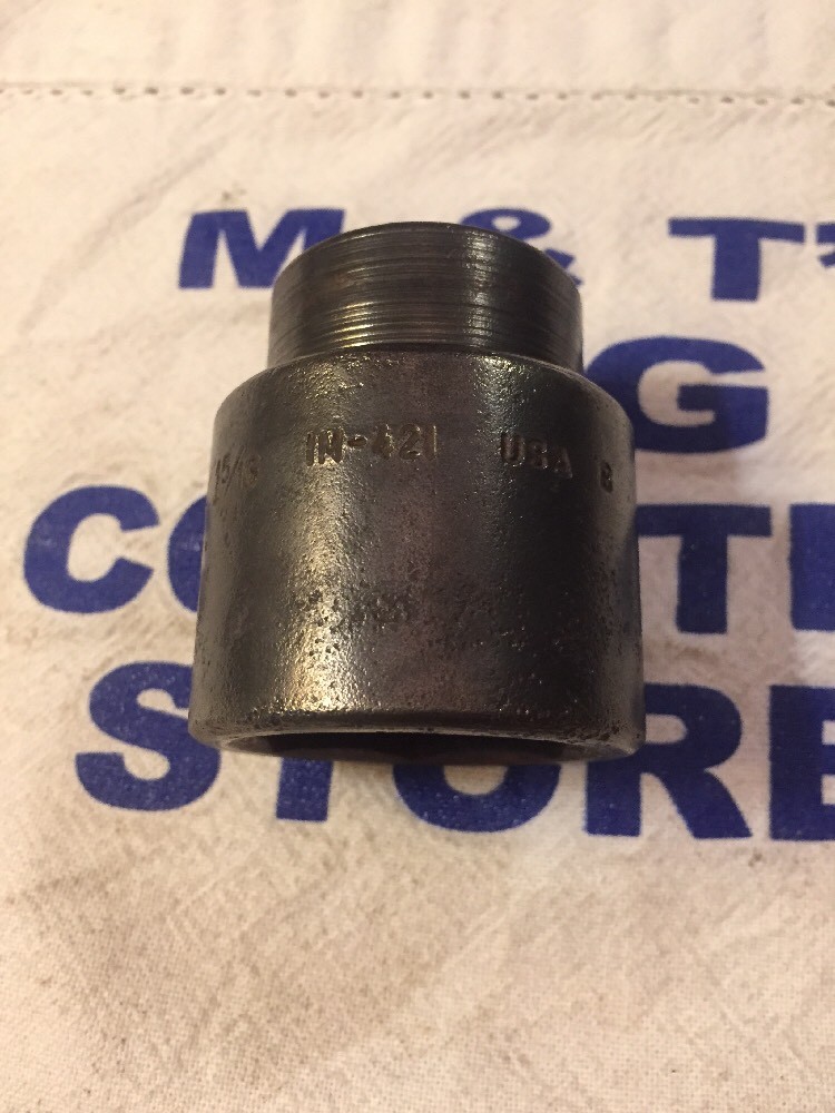 Vintage Snap-on 5/8″ Drive 1-5/16″ 6-point Shallow Impact Socket IM421 USA