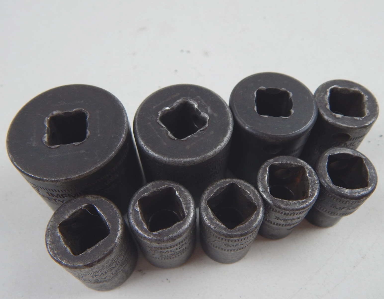 Snap On IMFML 3/8″ Drive 9pc Metric Shallow Impact Socket Set 9-14mm 19 21 24