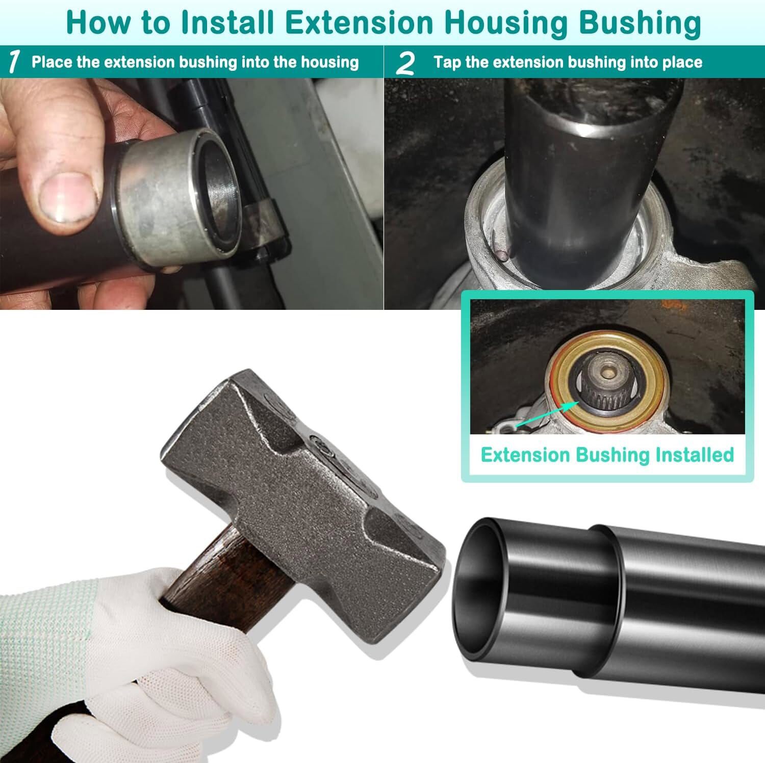 T-0160 Extension Housing Bushing Installer & Removal Transmission Tool for GM