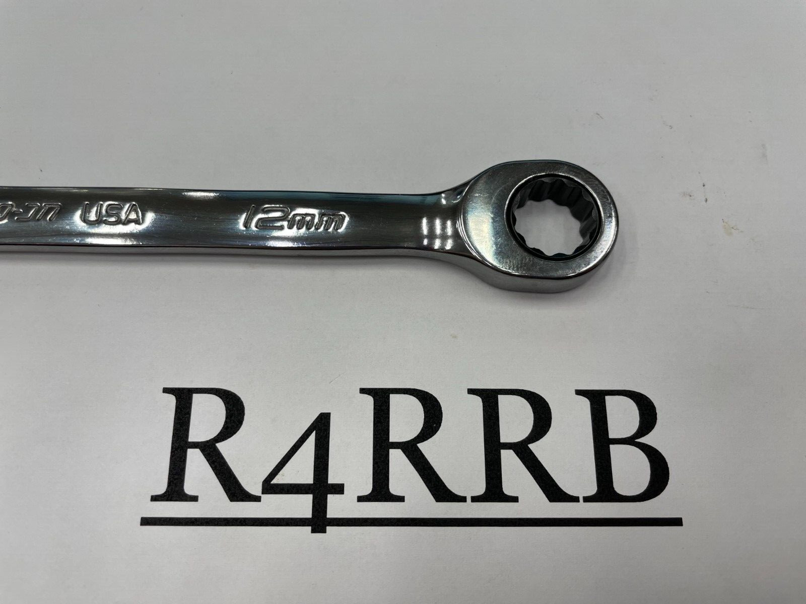 Snap-on Tools NEW 12mm Metric 0° Non-Reversing Ratcheting Combo Wrench SOXRM12