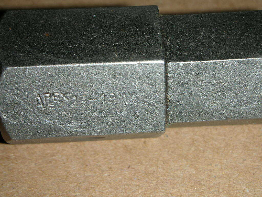 APEX INDUSTRIAL SZ-14-19mm 7/8″ and 19mm Hex Bit for SZ-8-14-19MM, Bit only NEW!