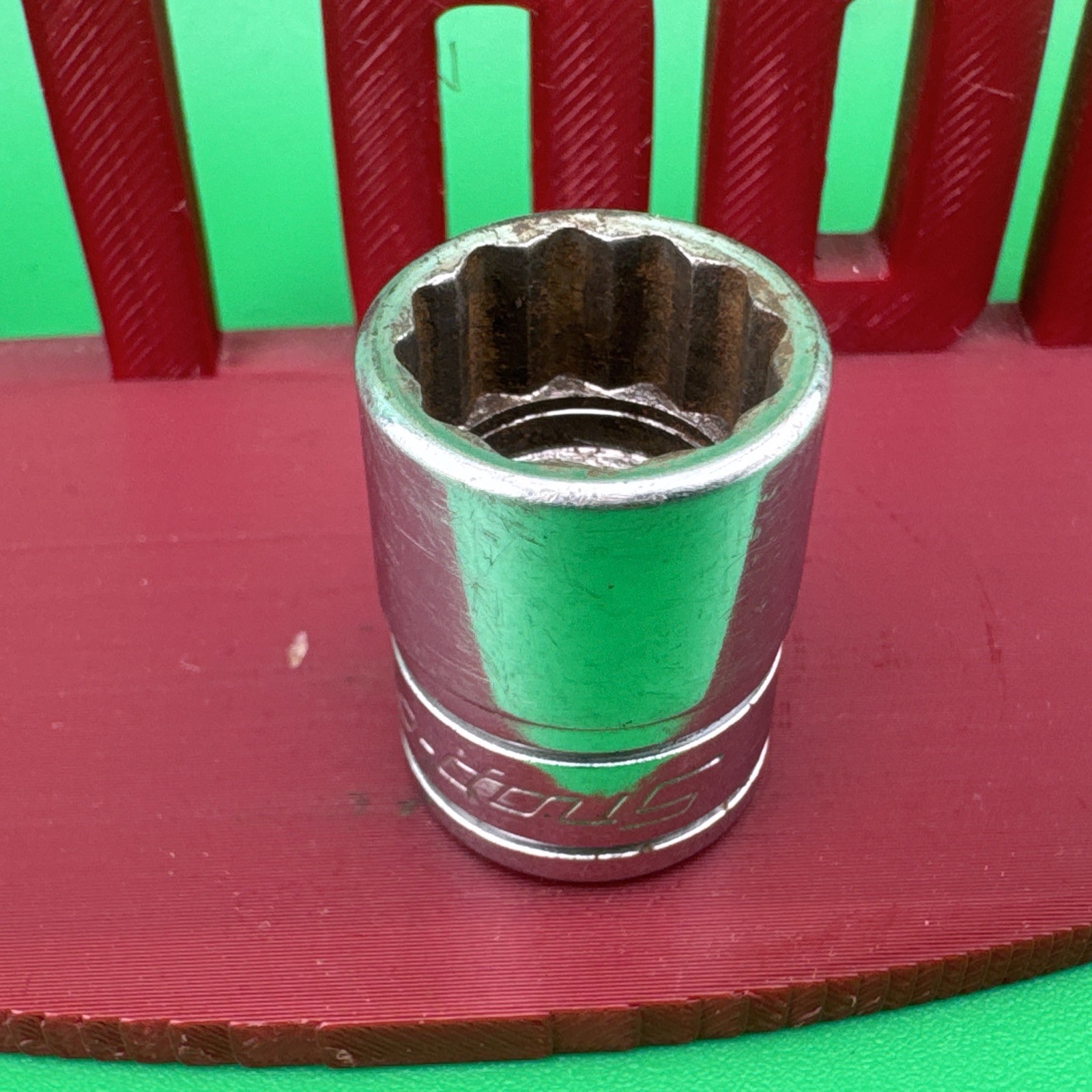 Snap On F161 3/8″ Drive 12-Point SAE 1/2″ Shallow Chrome Socket 1