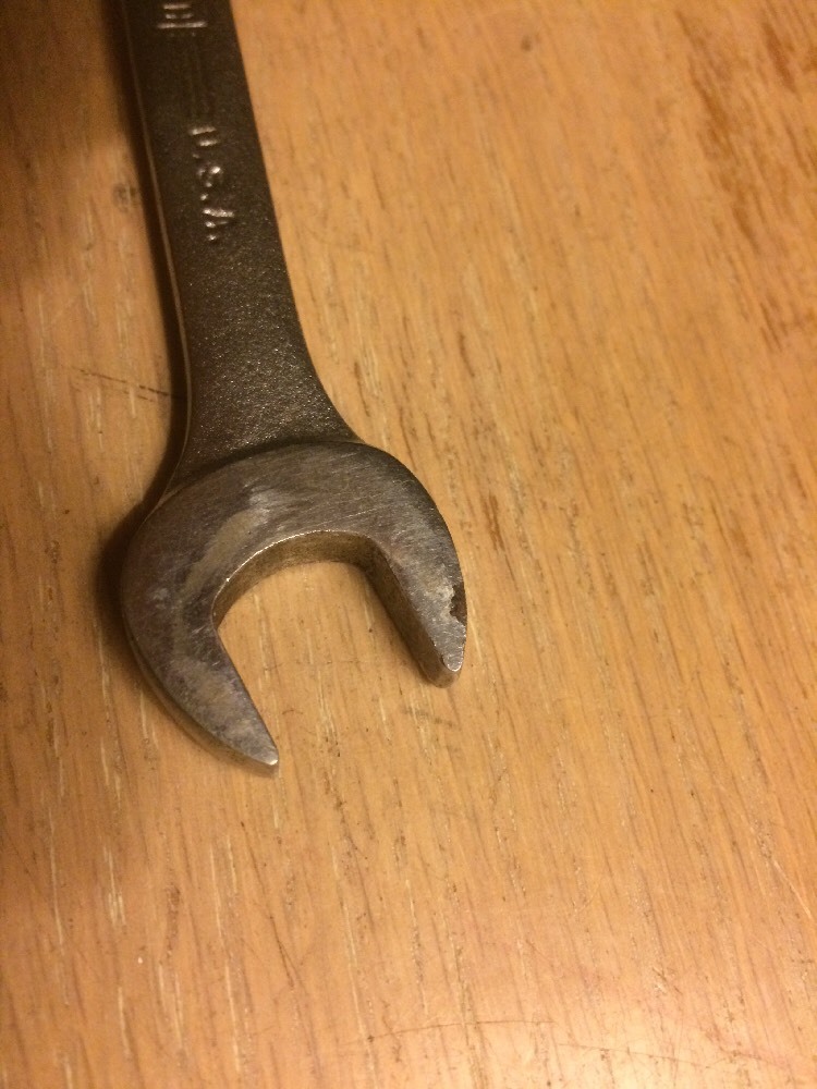 Williams Superrench Tool USA Vintage Open Double End 9/16-5/8 Standard Wrench 🚢
