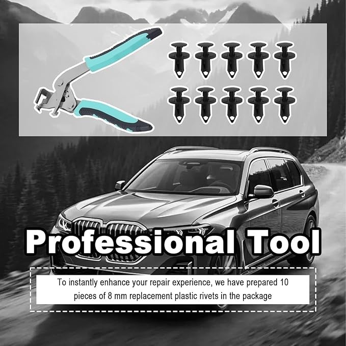 Heavy-Duty Car Clip Plier Trim Tool Fastener Removal Lever Disassembly Snap Tool