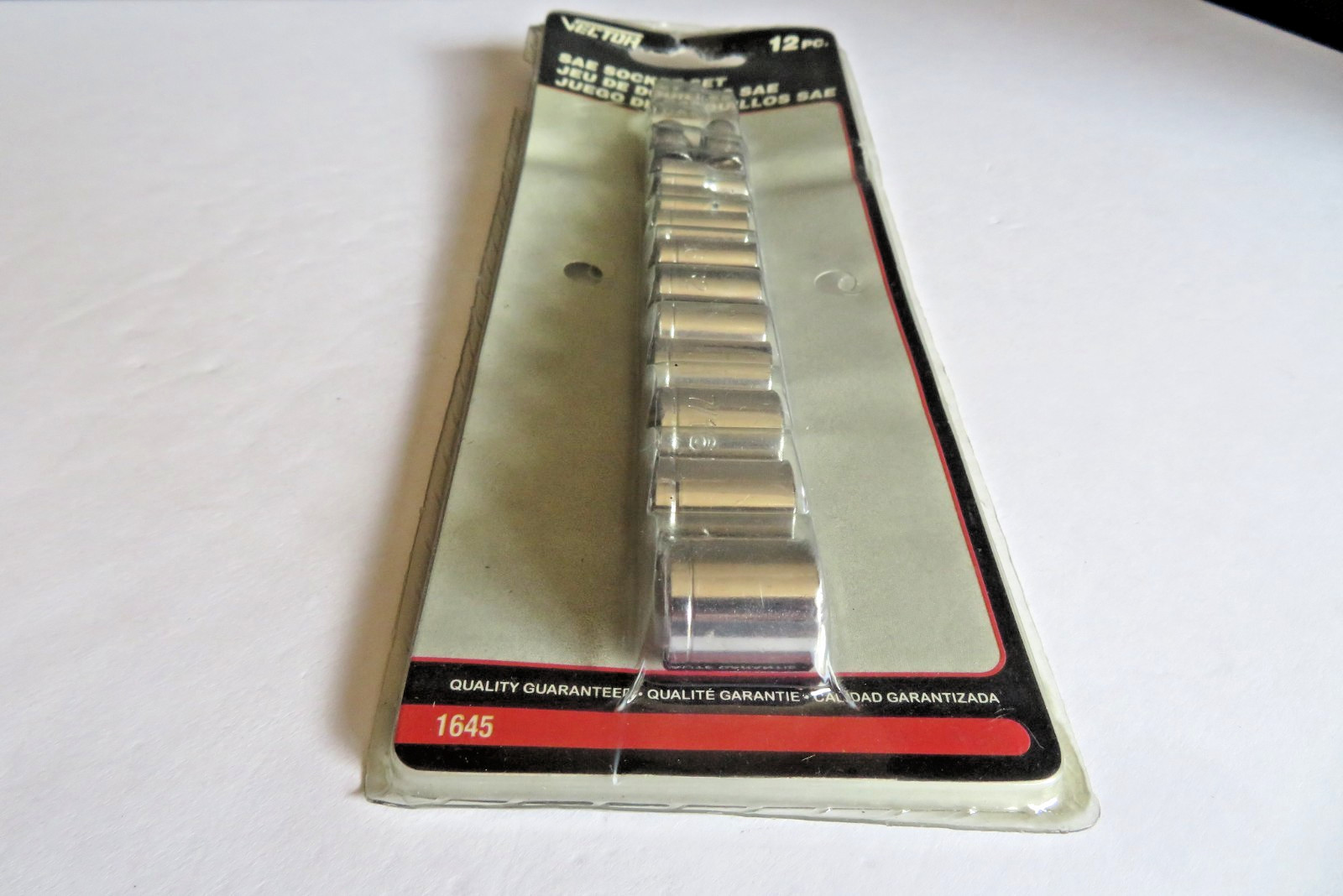 Vector® 12 PC. 1/4″ Drive 6 Point Mid-Length SAE Socket Set 5/32″ to 1/2″ Chrome