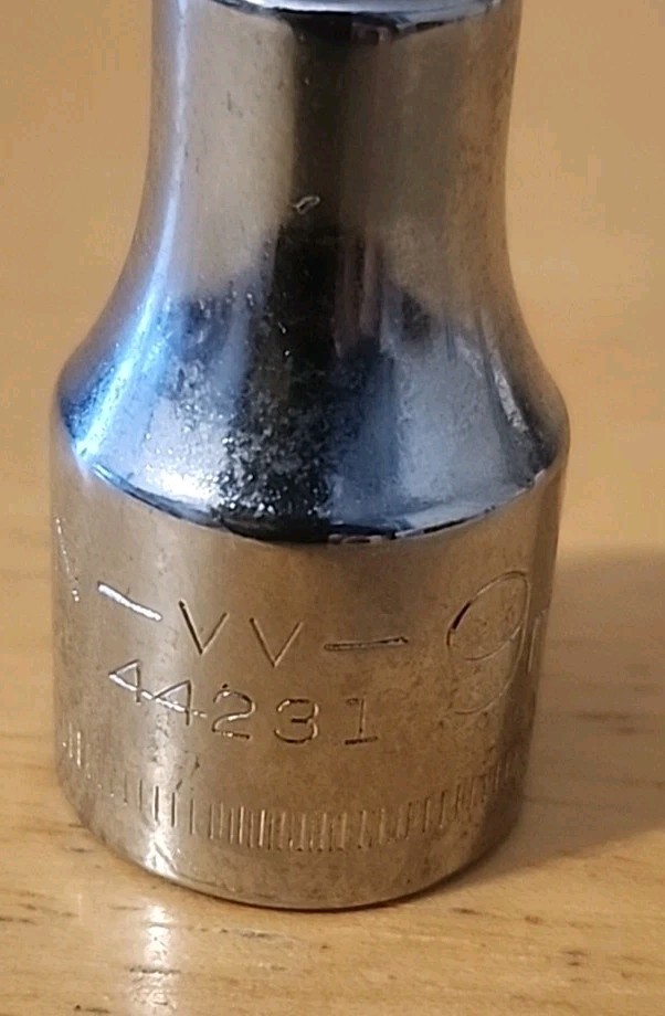 Craftsman Made In USA 12 PT 1/2″ Drive 9, 11, & 19 mm Sockets 44231 44229 44238