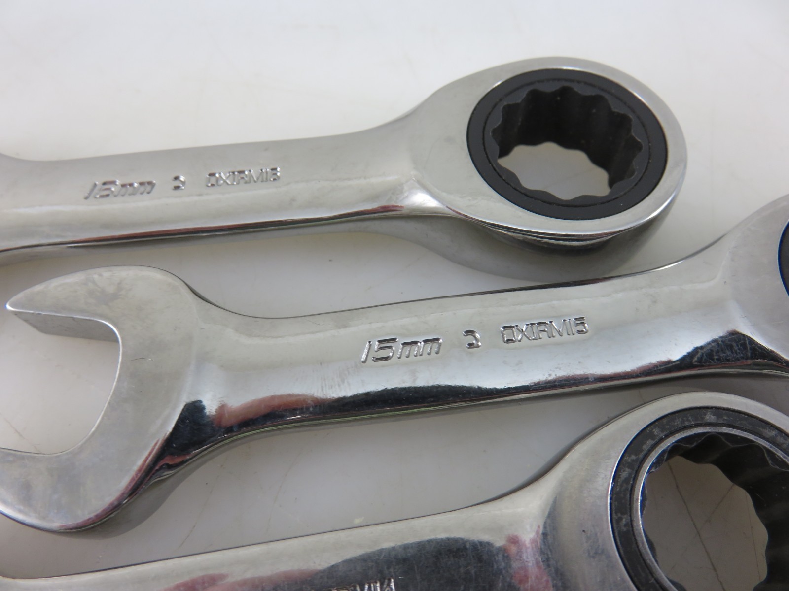 Snap-On METRIC OXIRM Stubby Ratcheting Combination Wrench 7pc Set