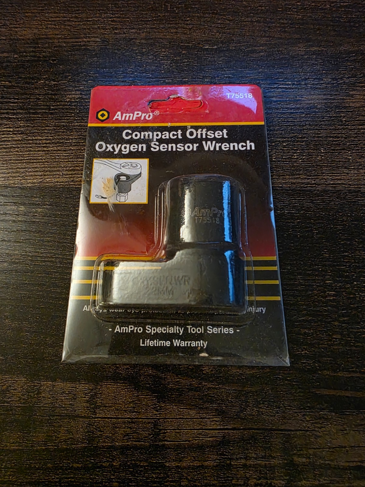 AmPro T75518 Compact Offset Oxygen Sensor Wrench NEW