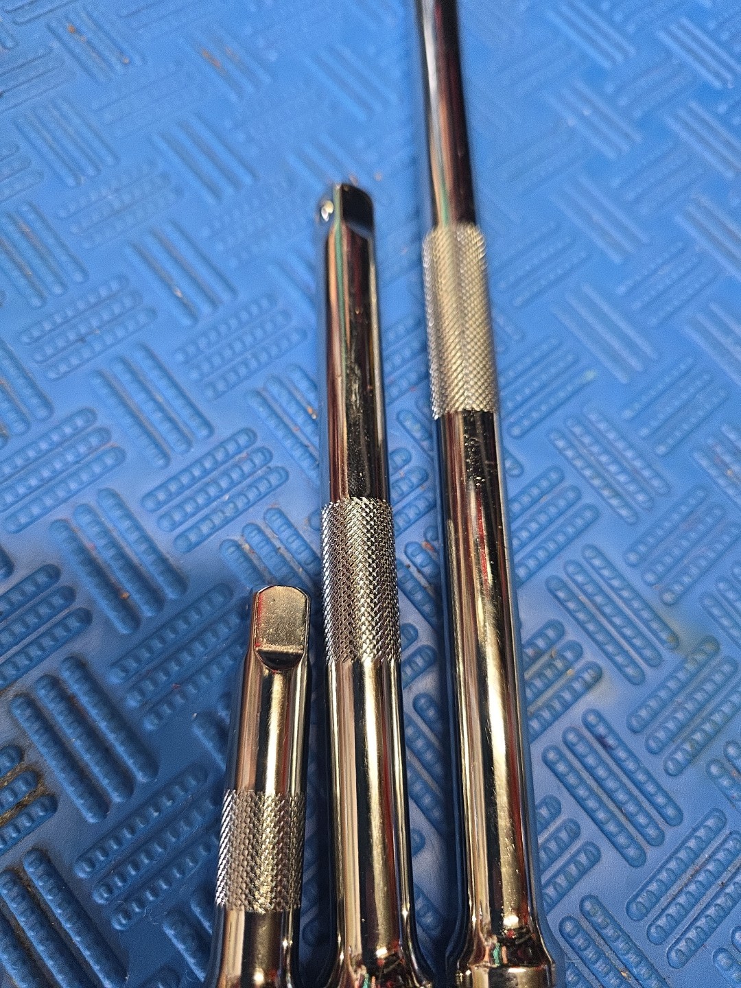 NEW*Matco Tools Silver Eagle 3/8 Drive Knurled Extension Set 3pcs -3″-6″10″ Ext
