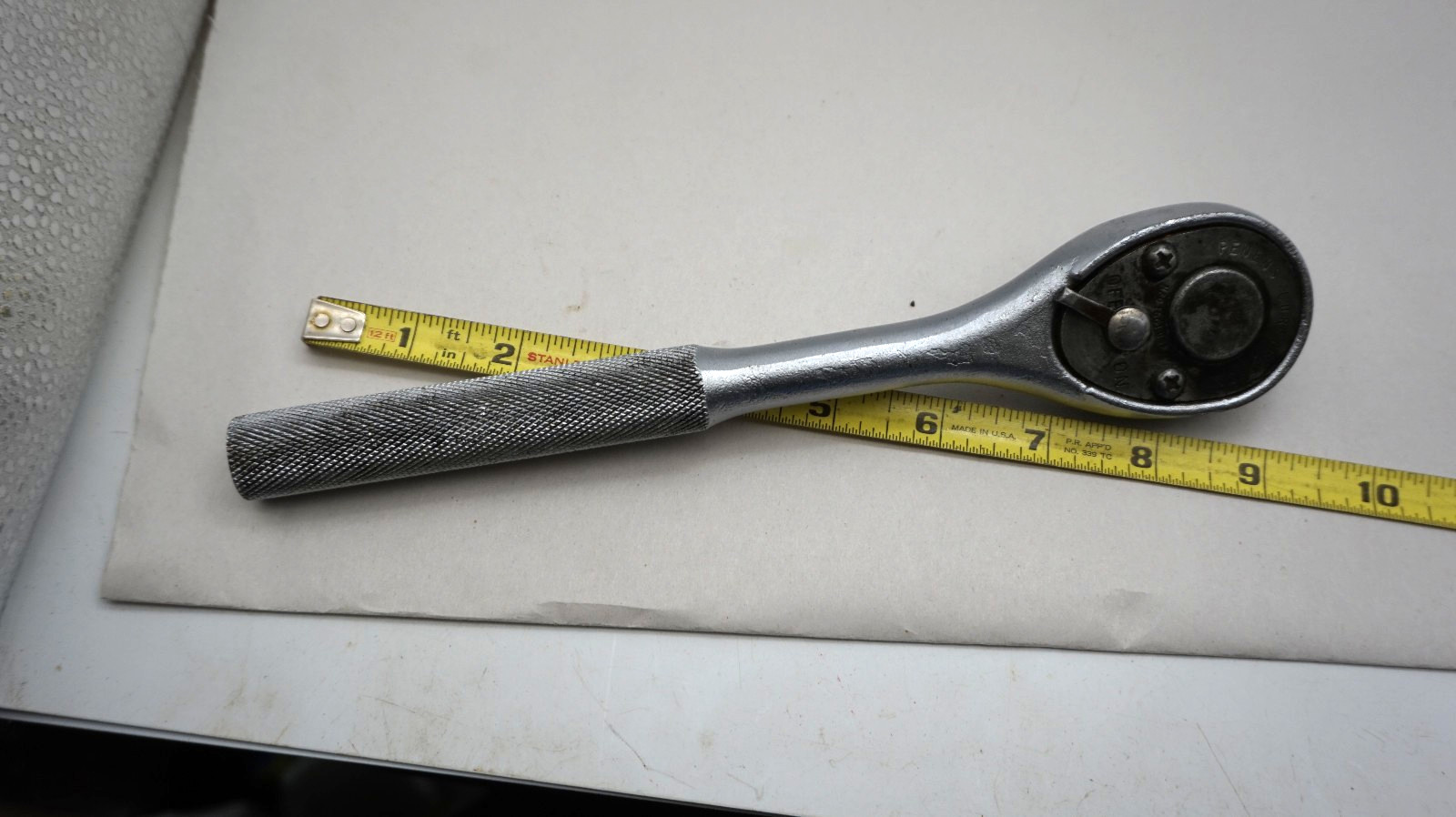 Vintage Penens Corp 1661 Ratchet 1/2″ Drive Proto Family USA Made 9.5″