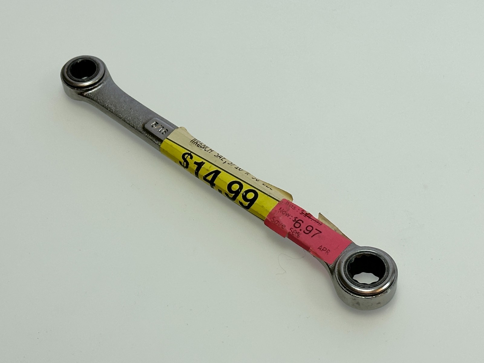 NOS Craftsman USA 425910 VA Double Box End Ratcheting Wrench SAE 5/16″ & 3/8″