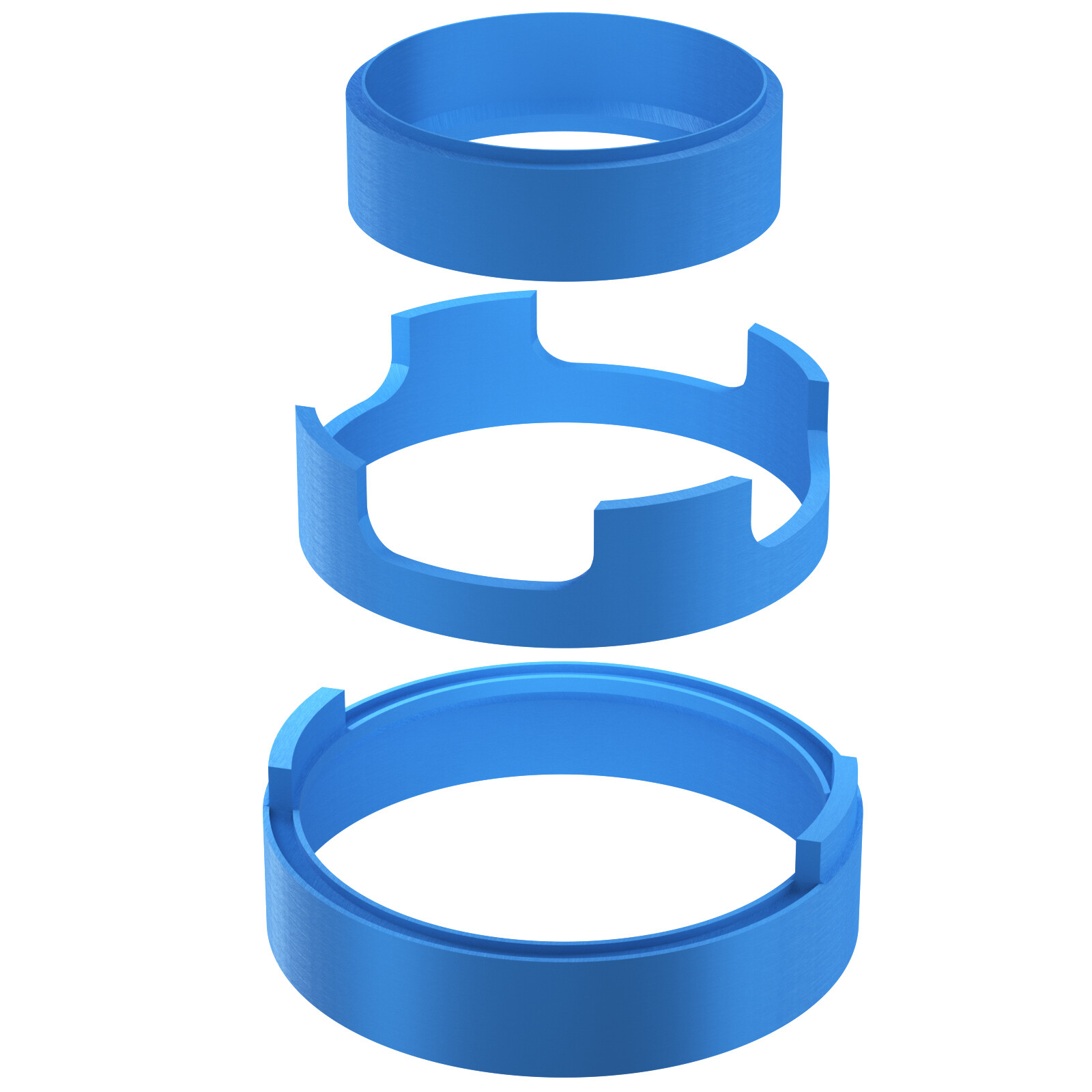 For Ford 10R80 Transmission Piston Compressor Tool Kit Blue 3PCS 10R80 Ring Tool