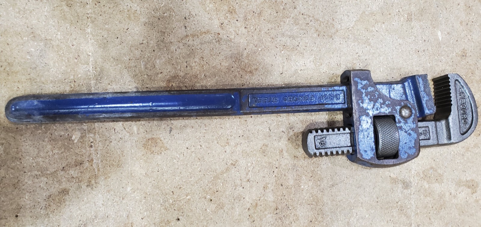 Genuine vintage Record 18” Stillson Pipe Wrench, excellent original condition