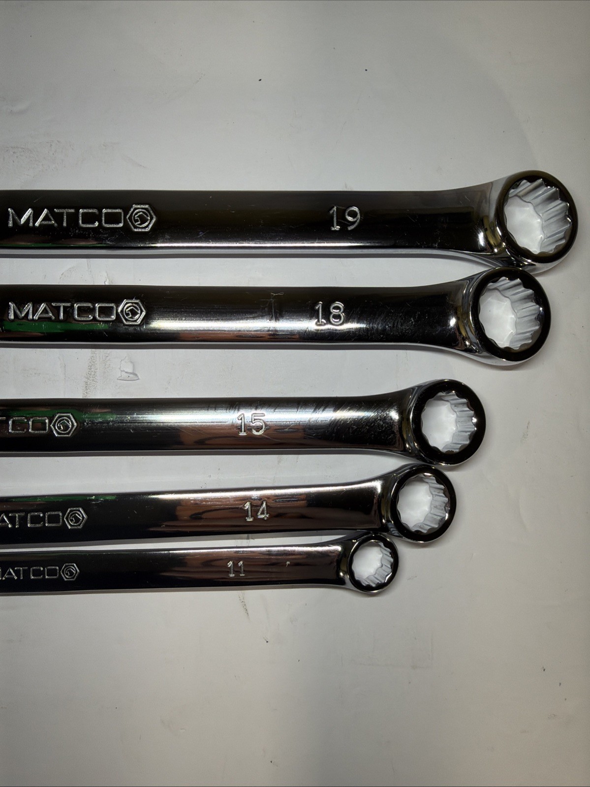 Matco Tools SRBLM5TA 5 Piece Metric Wrench Set 10mm-19mm