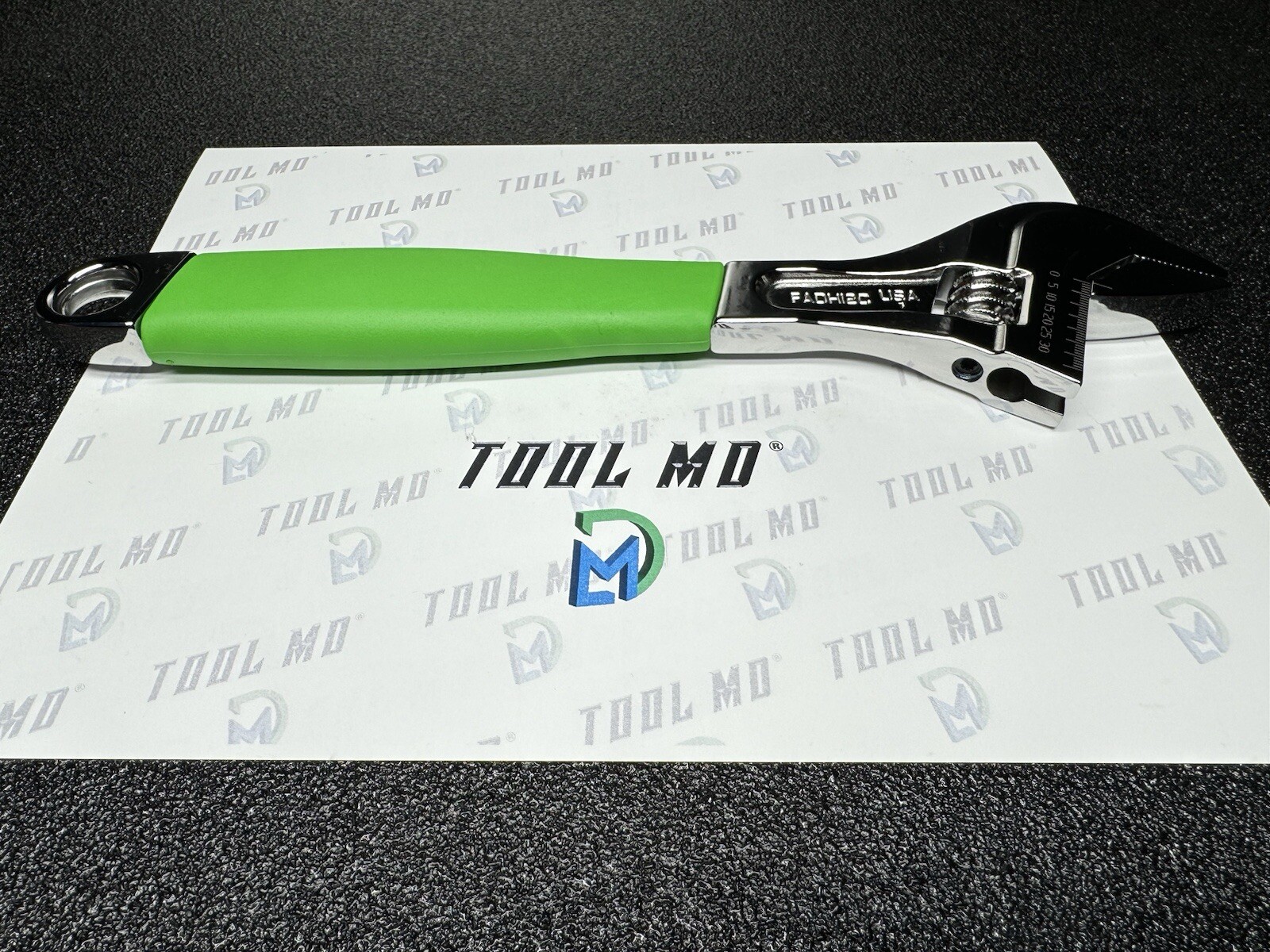 Snap-on Tools USA NEW GREEN 12″ Flank Drive PLUS Adjustable Wrench FADH12C