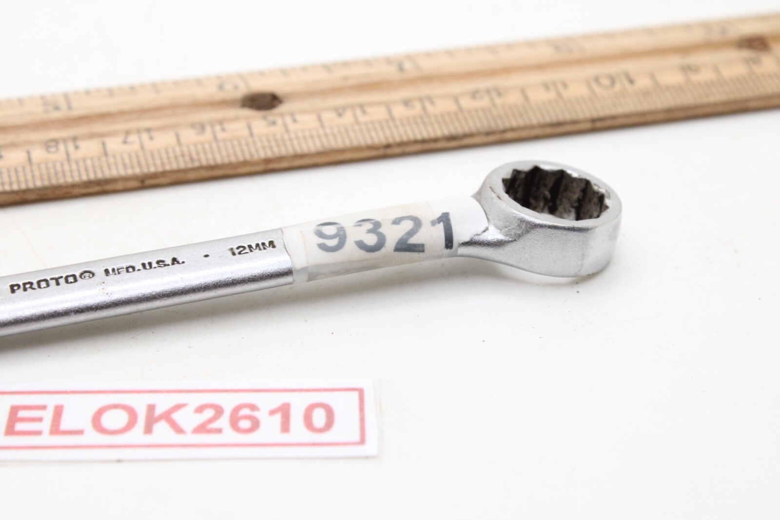 Proto 1212M 12mm 12 Point Metric Chrome Combination Wrench USA