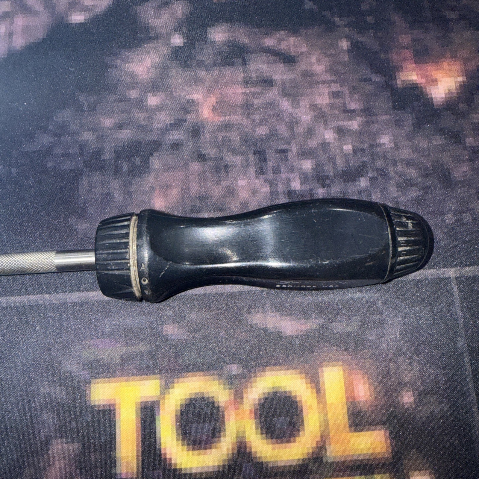 Snap On Tools SSDMR4A Black Hard Handle Magnetic Ratcheting Screwdriver