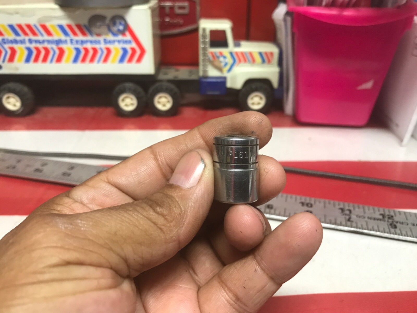 Snap on Socket 1/2” 3/8” drive 12 points F161 VINTAGE GGGG