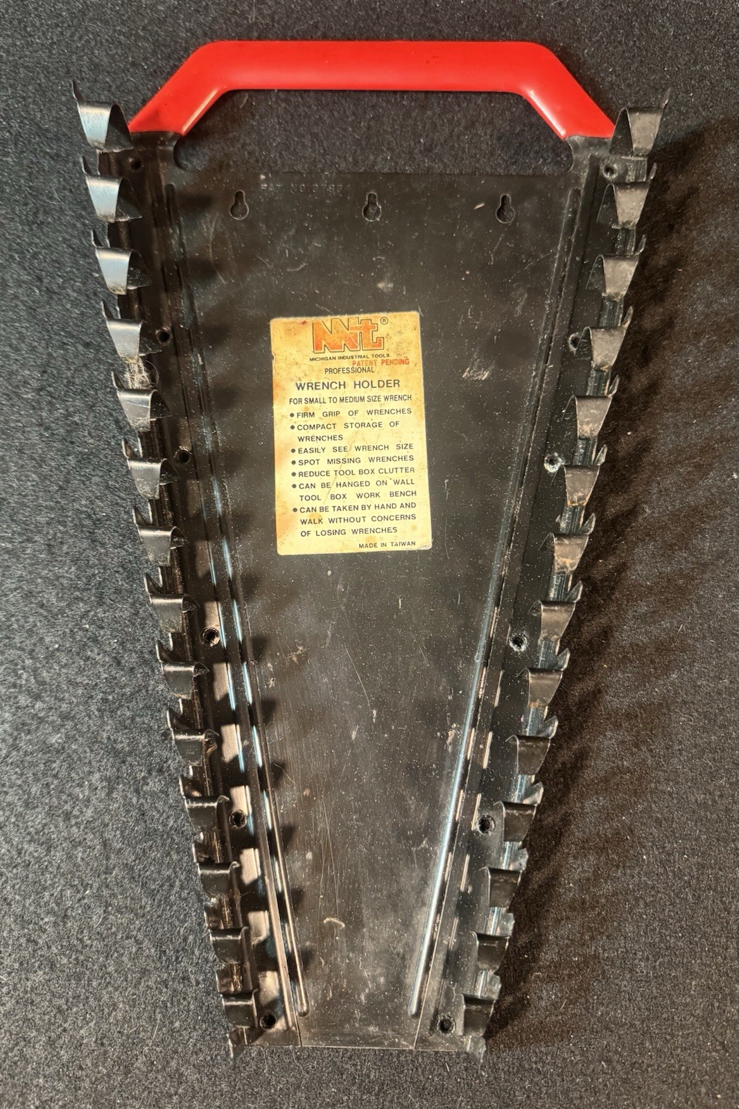 MIT Michigan Industrial Tools 14 SLOT WRENCH SET HOLDER » METAL » USA 🇺🇸