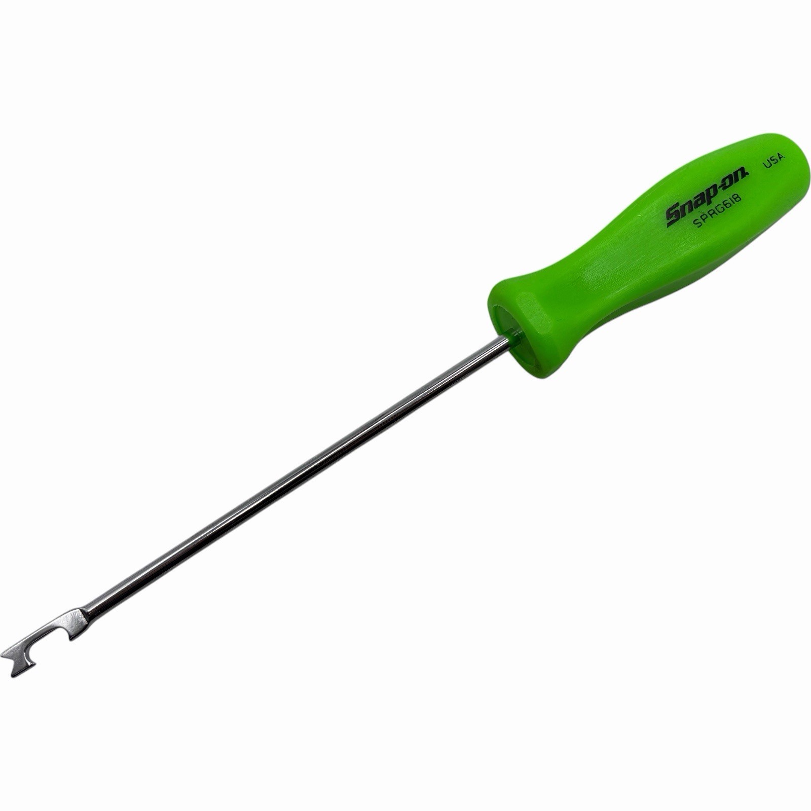 Snap On Tools Push Pull Spring Tool Groove Green SPRG618G 6 Inch Shaft