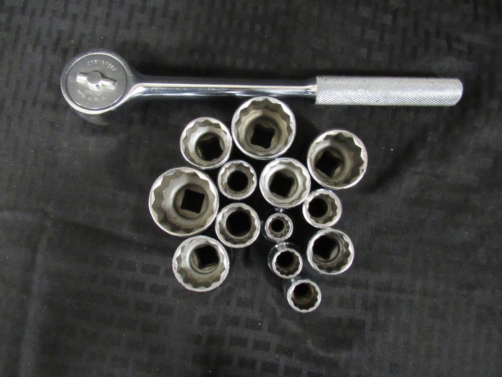 Challenger USA 14 Pcs SAE 1/2 Dr. Socket Set from 7/16-1 1/4″ I#Chal