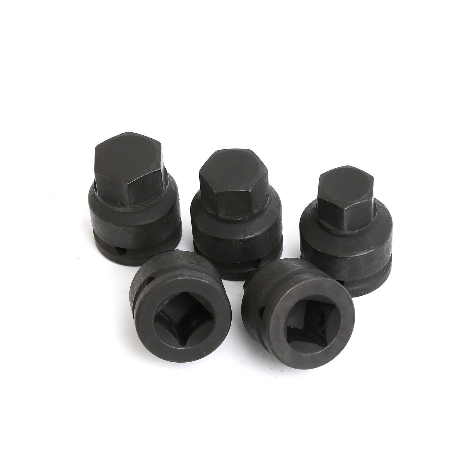3/4 Inch Drive Impact Hex Driver Set 3/4, 7/8, 1 ,1-1/8, 1-1/4 in Cr-Mo Sockets