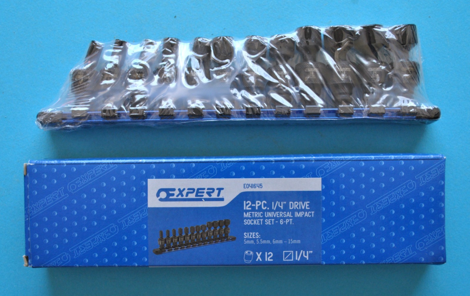 Mac Tools Expert 12 Piece 1/4 Drive Metric Universal Impact Socket Set 5 – 15mm