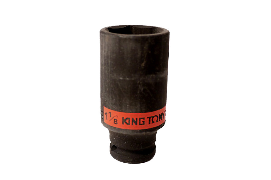 King Tony Taiwan 1″ Dr. Cr-Mo 6pt Deep Impact Socket SAE Option:1-1/16,1-3/16″