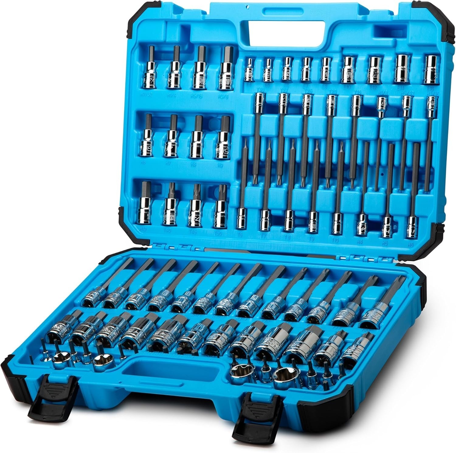 Professional 88-Piece Master Bit Socket Set – Hexagonal Drive and S2 Steel