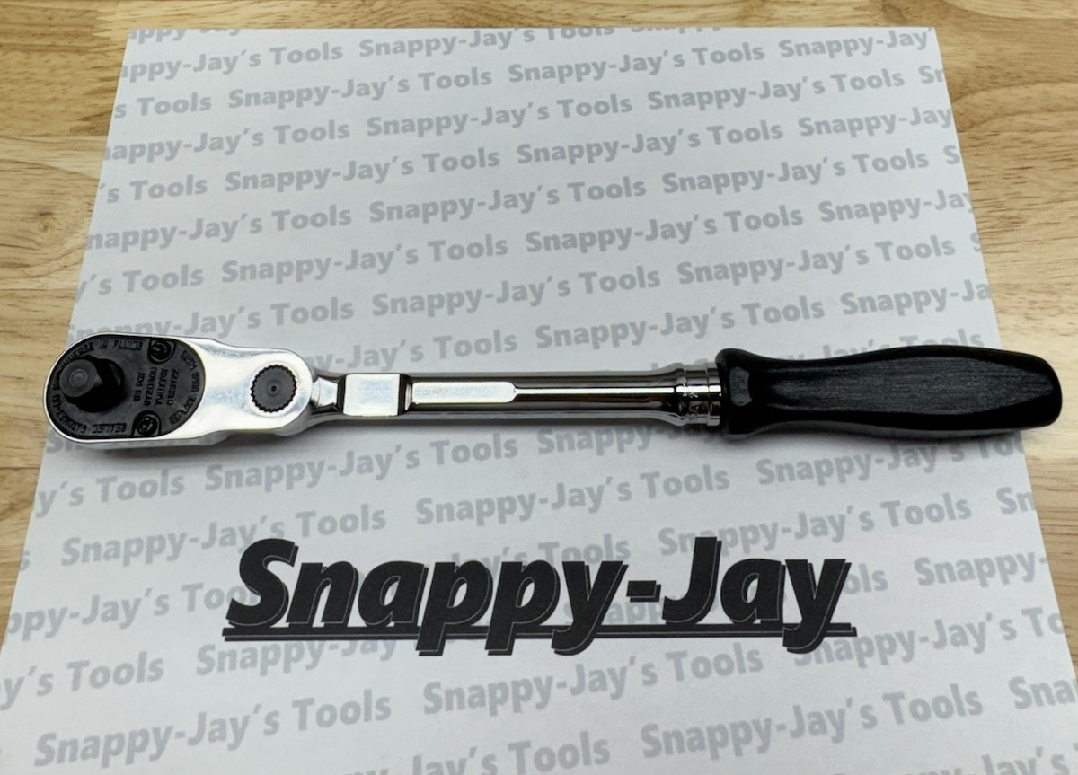 Snap-on Tools NEW BLACK 3/8″ Drive Hard Grip Multi-Position Ratchet FHD80MPBK