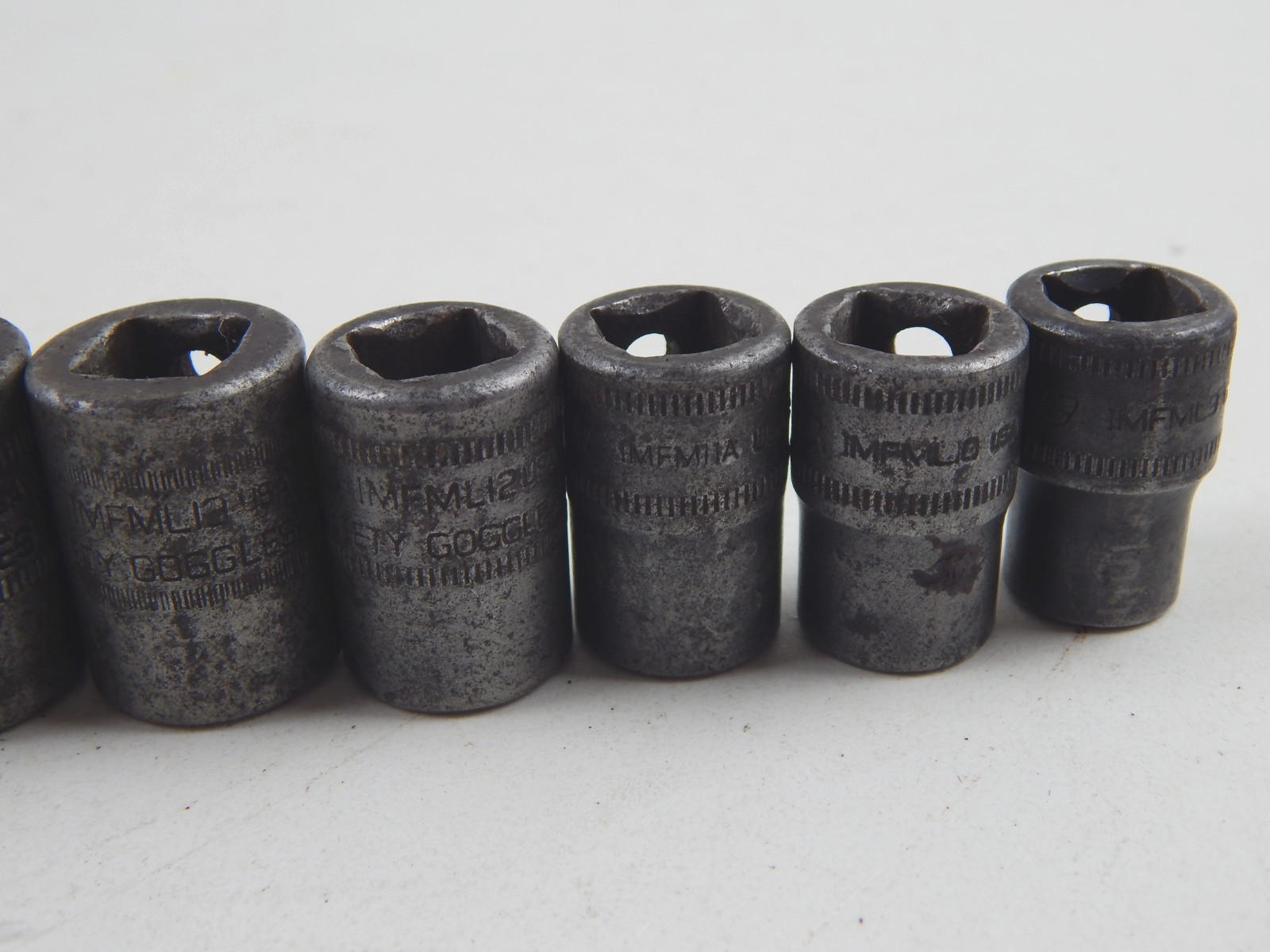 Snap On IMFML 3/8″ Drive 9pc Metric Shallow Impact Socket Set 9-14mm 19 21 24