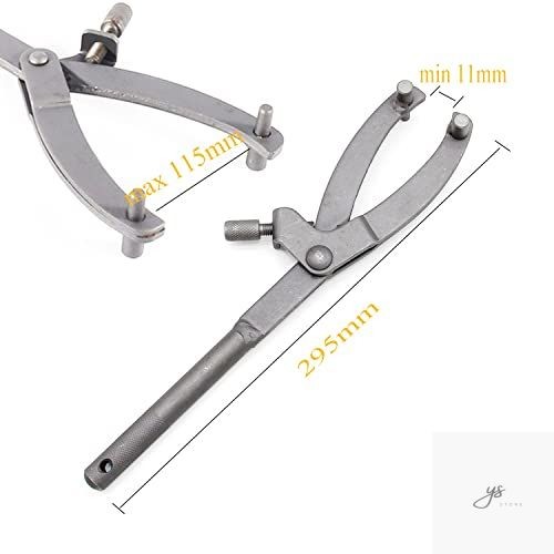 Adjustable Spanner Wrench Magneto Fly Wheel Clutch Hub Tool, Fan Clutch Removal