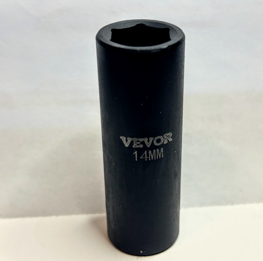 Vevor 14 mm x 3/8″ Dr Deep Impact Socket 6 Point Free USA Shipping