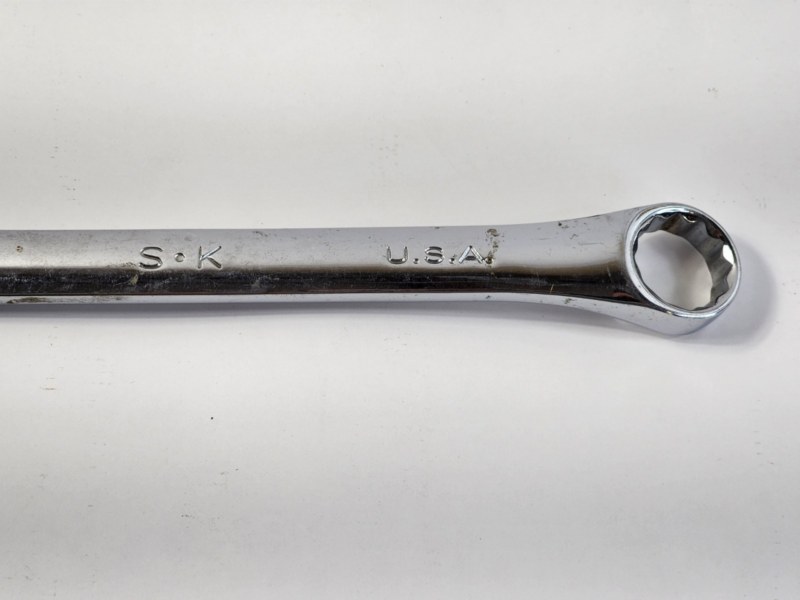 SK Professional Tools 88228 7/8″ 12pt SuperKrome Fractional Combo Wrench USA